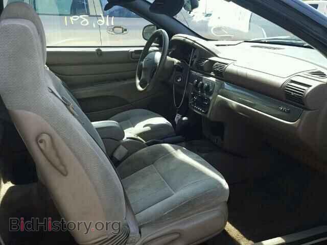2002 CHRYSLER SEBRING - VIN: 1C3EL75R82N244535 - Фото 5