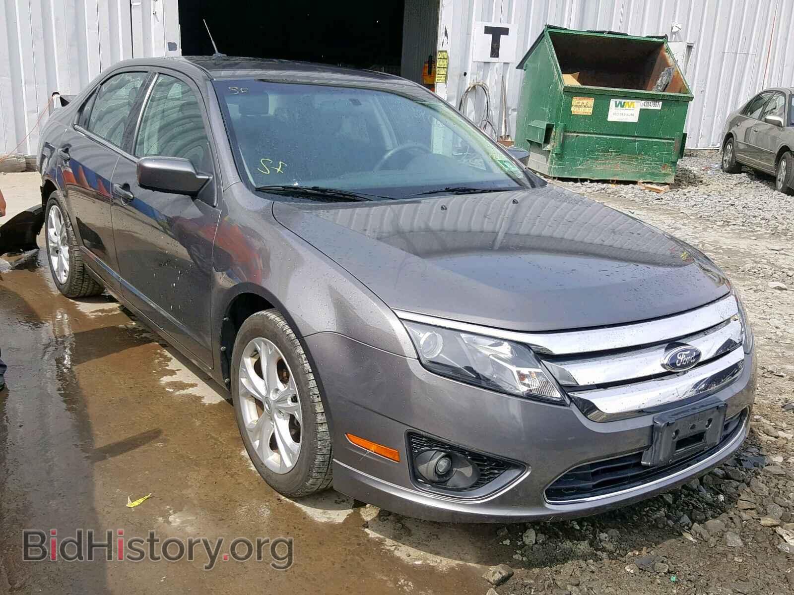 Фотография 3FAHP0HA4CR288093 - FORD FUSION SE 2012