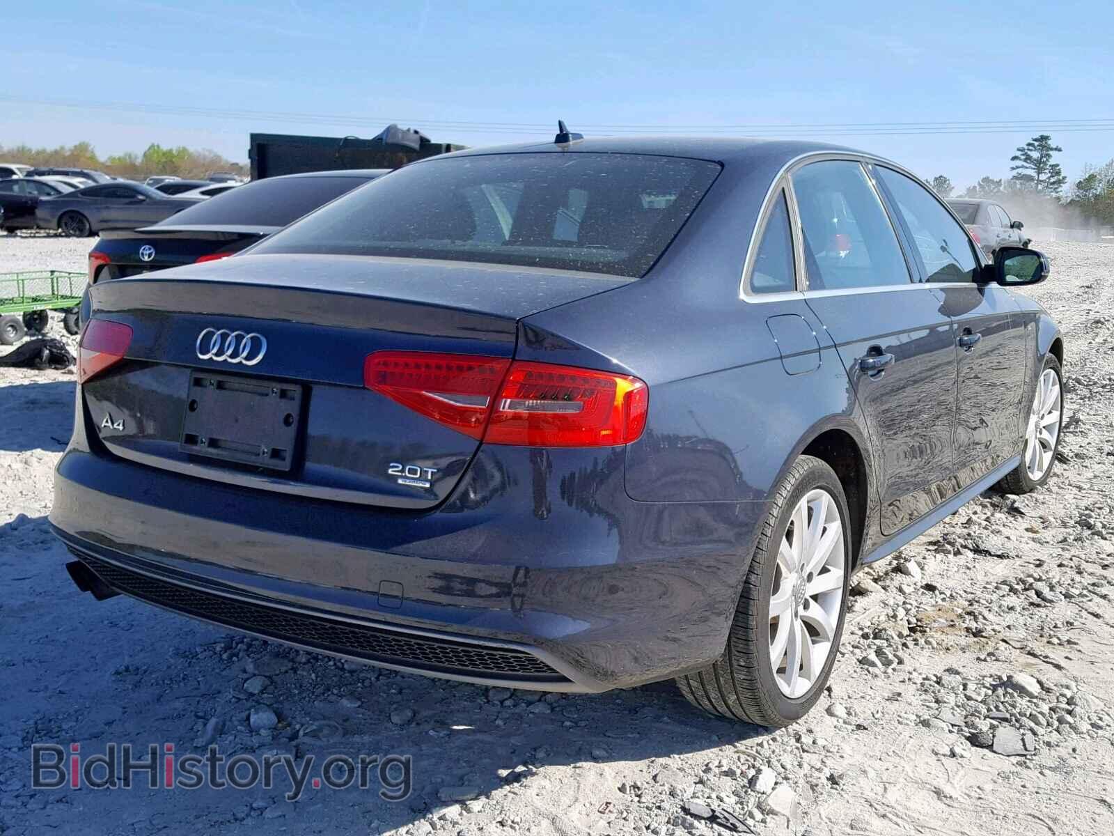 2014 AUDI A4 - VIN: WAUDFAFLXEN035630 - Фото 4