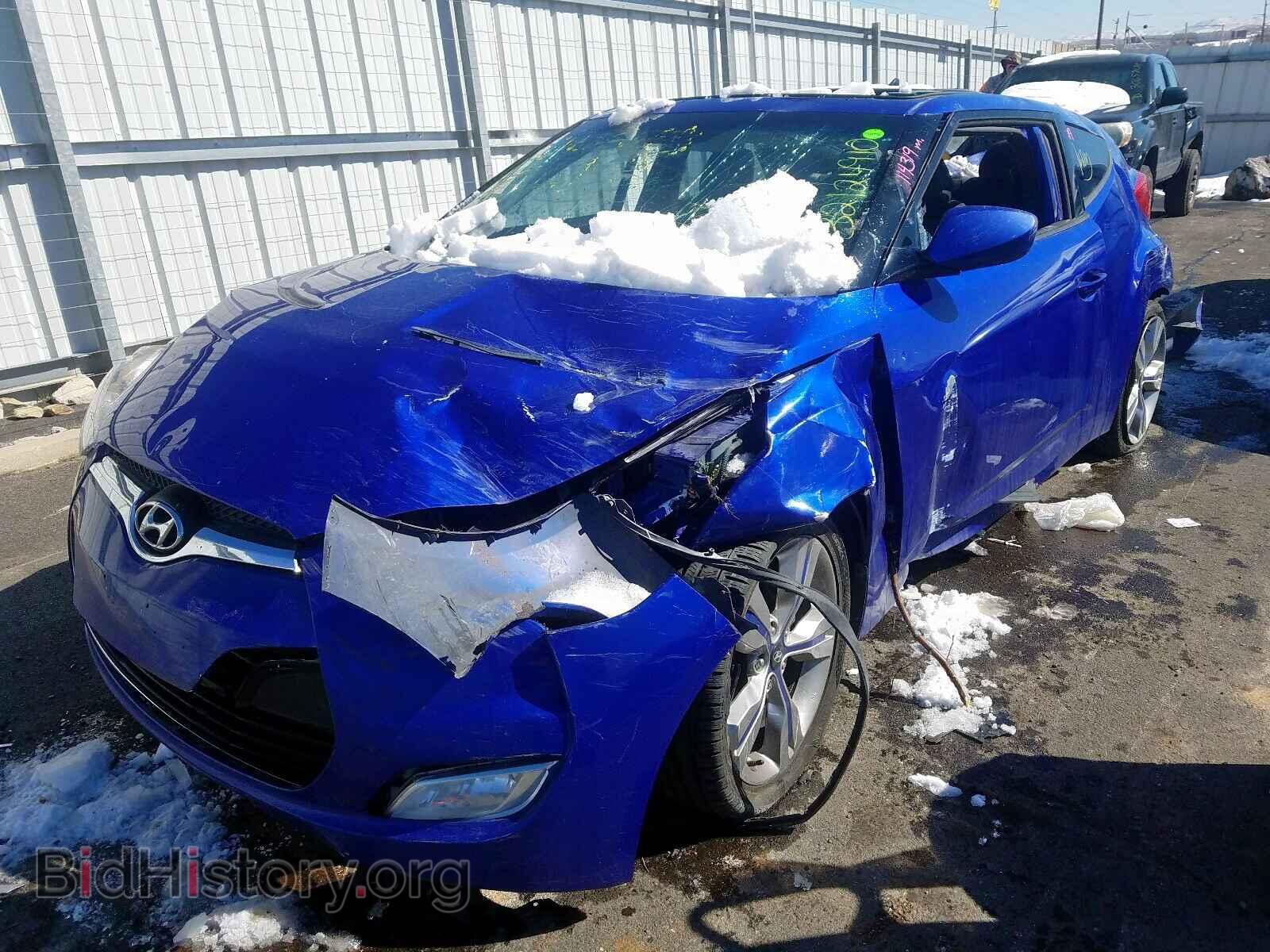 2012 HYUNDAI VELOSTER - VIN: KMHTC6ADXCU060434 - Фото 2