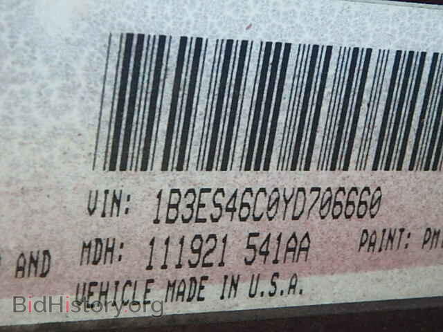 2000 DODGE NEON - VIN: 1B3ES46C0YD706660 - Фото 9