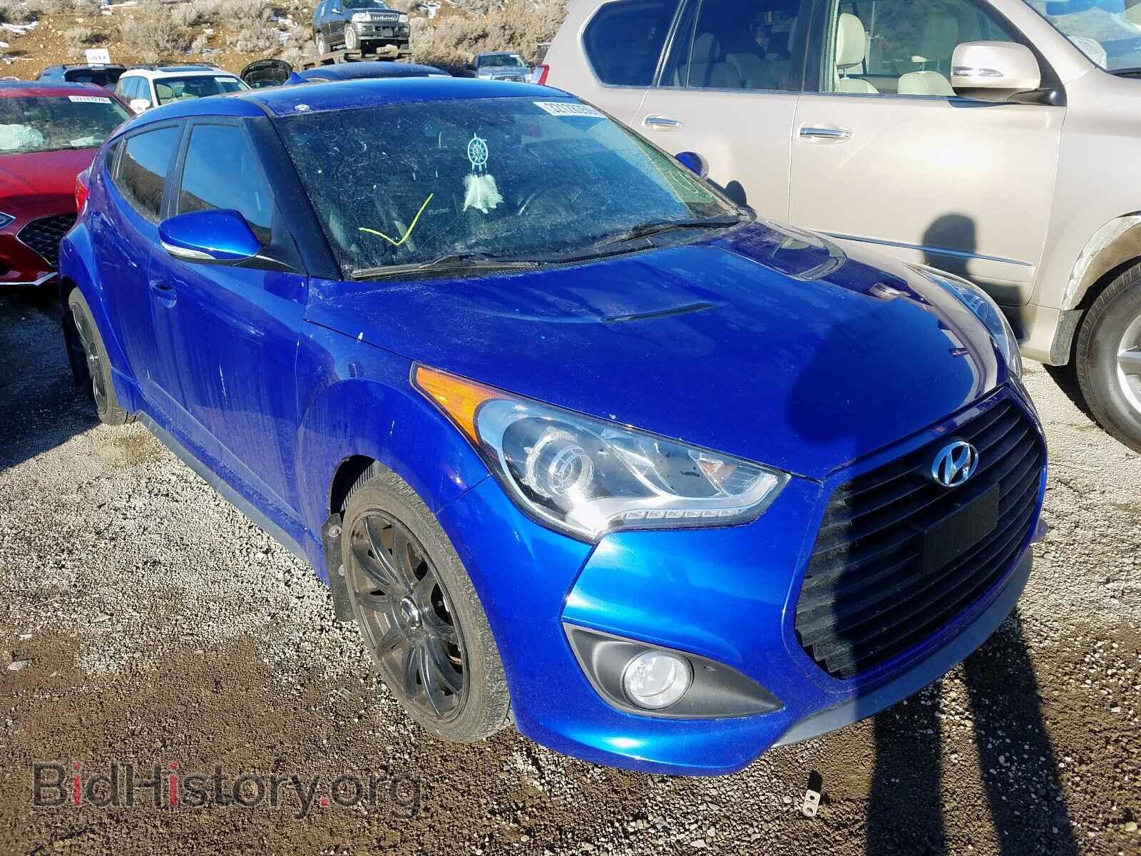 Photo KMHTC6AE9EU198770 - HYUNDAI VELOSTER 2014