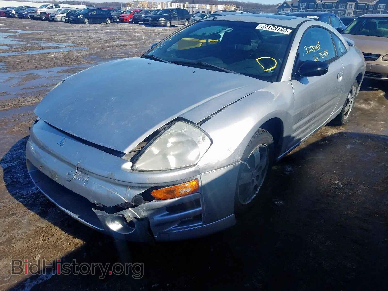 2003 MITSUBISHI ECLIPSE - VIN: 4A3AC44G63E151312 - Фото 2