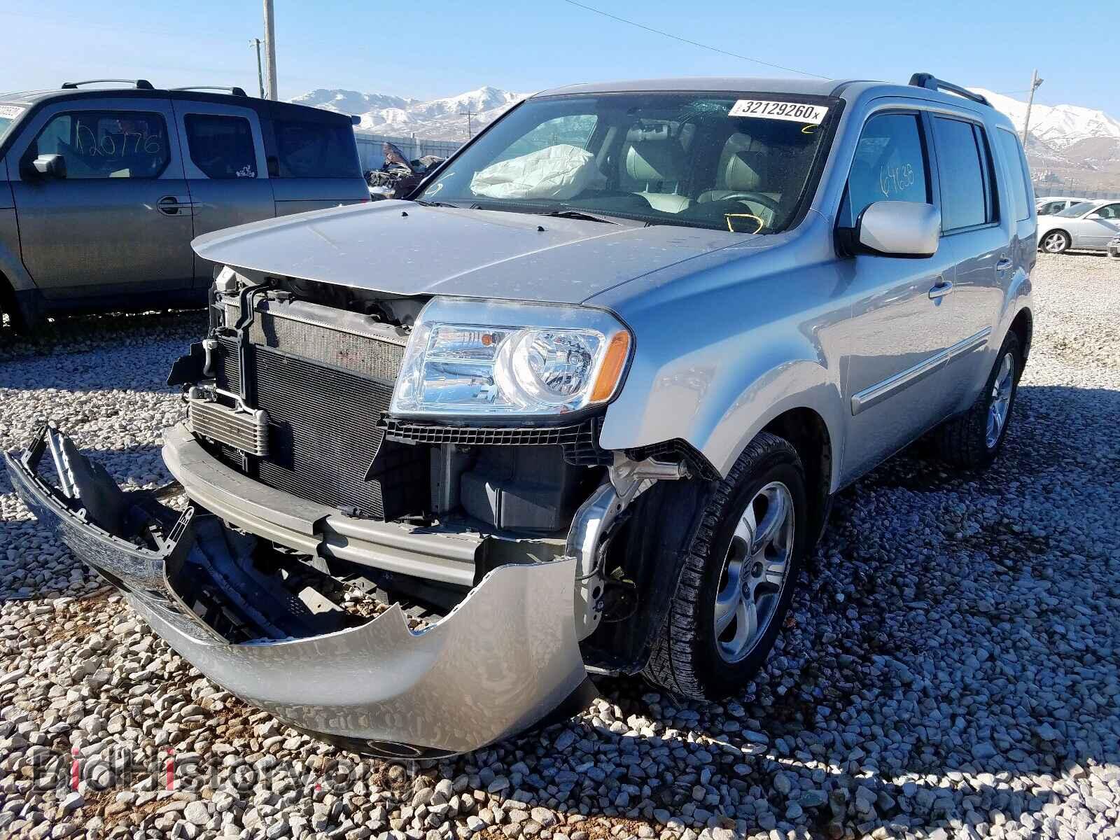 2014 HONDA PILOT EX - VIN: 5FNYF4H43EB029629 - Фото 2