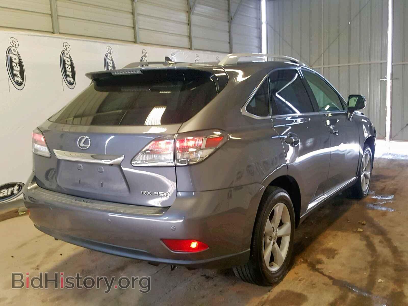 2012 LEXUS RX 350 - VIN: 2T2BK1BA6CC132457 - Фото 4
