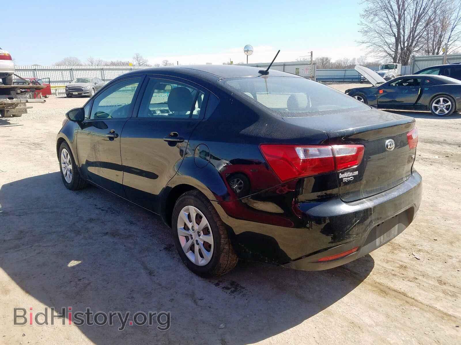 2015 KIA RIO - VIN: KNADM4A37F6455307 - Фото 3
