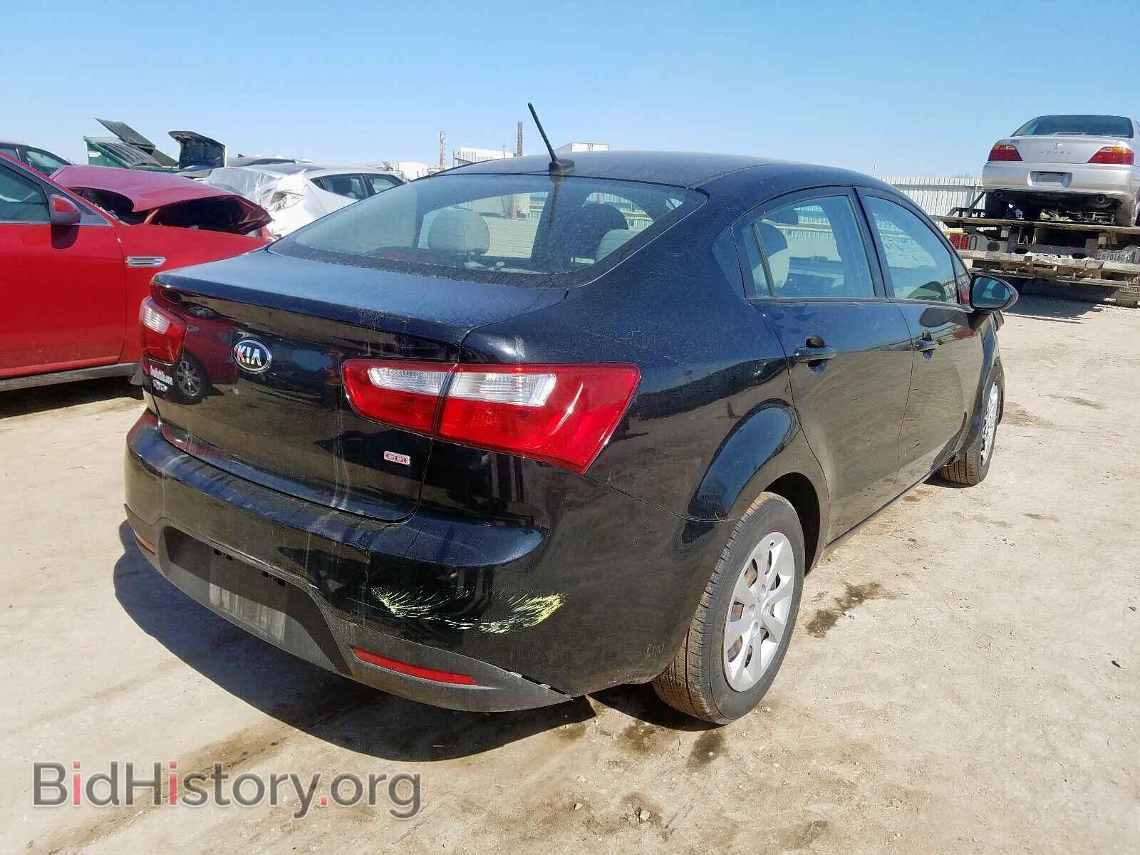 2015 KIA RIO - VIN: KNADM4A37F6455307 - Фото 4