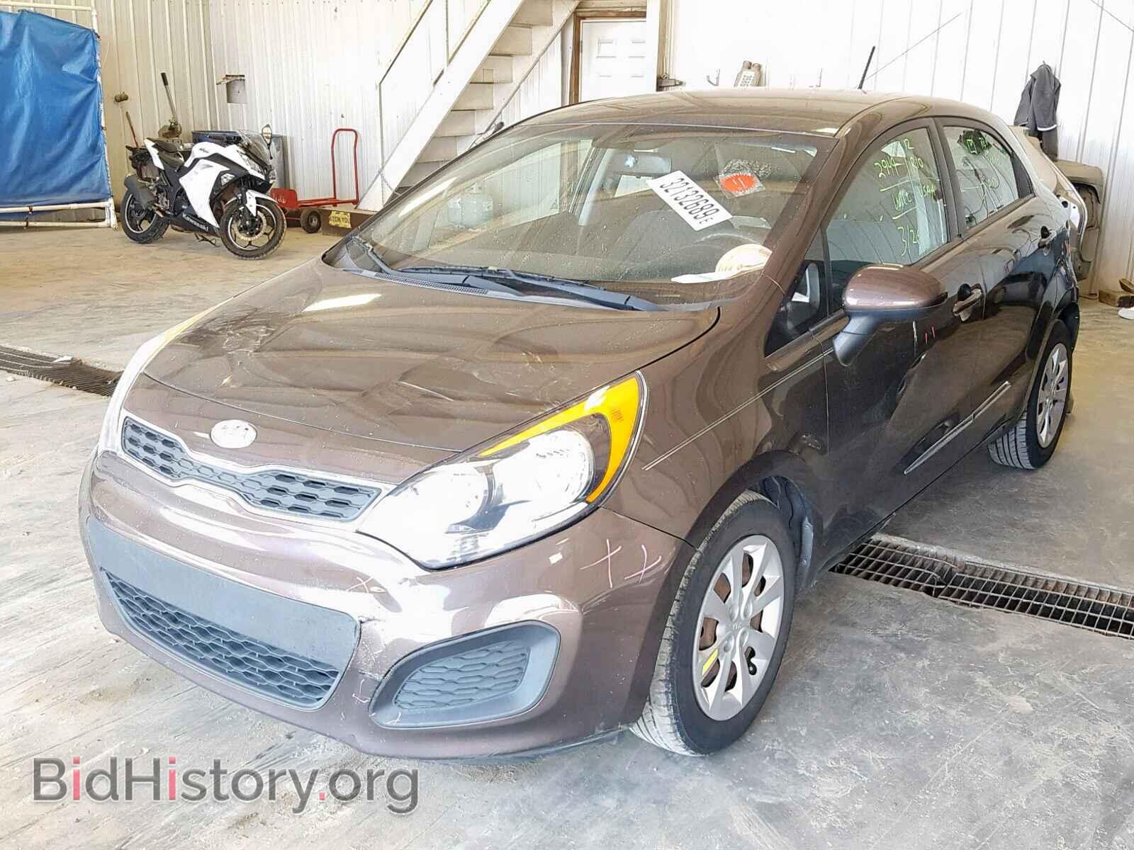2012 KIA RIO - VIN: KNADN5A39C6010730 - Фото 2
