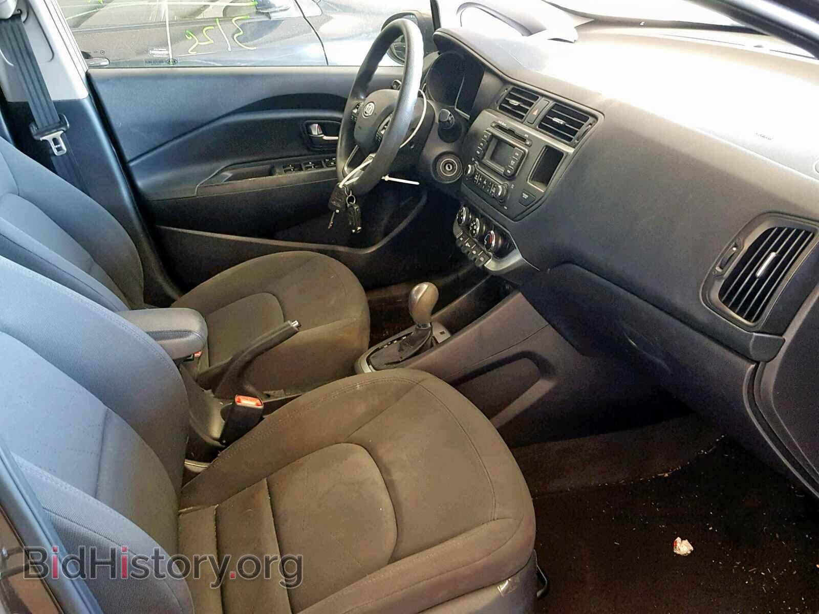 2012 KIA RIO - VIN: KNADN5A39C6010730 - Фото 5