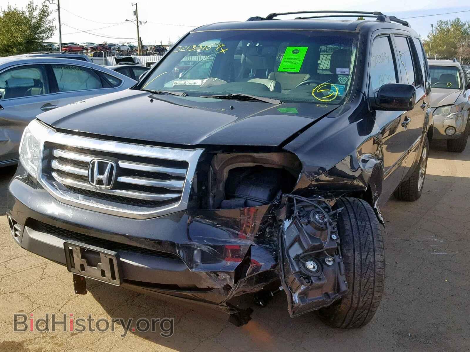 2014 HONDA PILOT EXL - VIN: 5FNYF4H59EB011788 - Фото 2