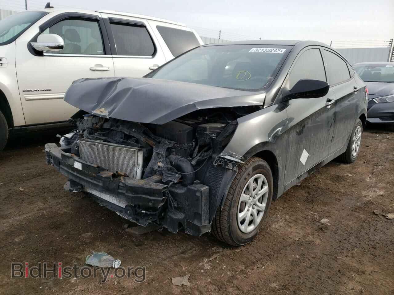 2013 HYUNDAI ACCENT - VIN: KMHCT4AE1DU476614 - Фото 2