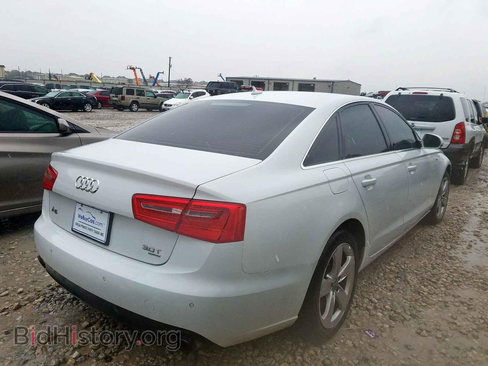 2012 AUDI A6 - VIN: WAUGGAFC6CN055963 - Фото 4