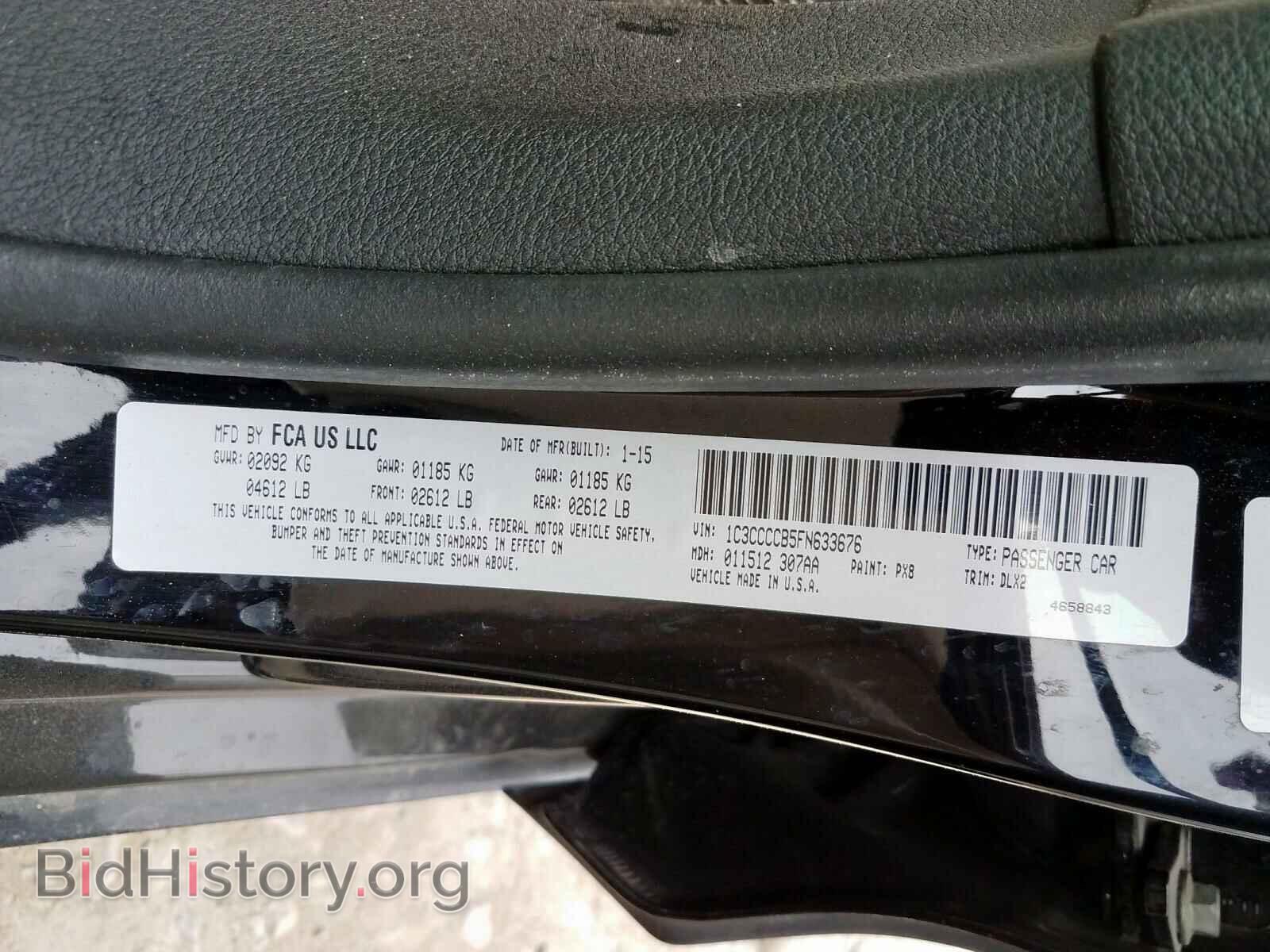 2015 CHRYSLER 200 - VIN: 1C3CCCCB5FN633676 - Photo 10