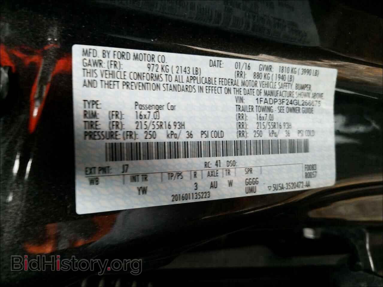 2016 FORD FOCUS - VIN: 1FADP3F24GL266675 - Photo 10