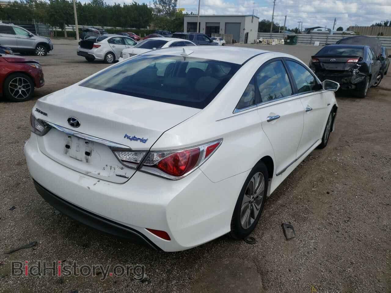 2014 HYUNDAI SONATA - VIN: KMHEC4A41EA112471 - Фото 4