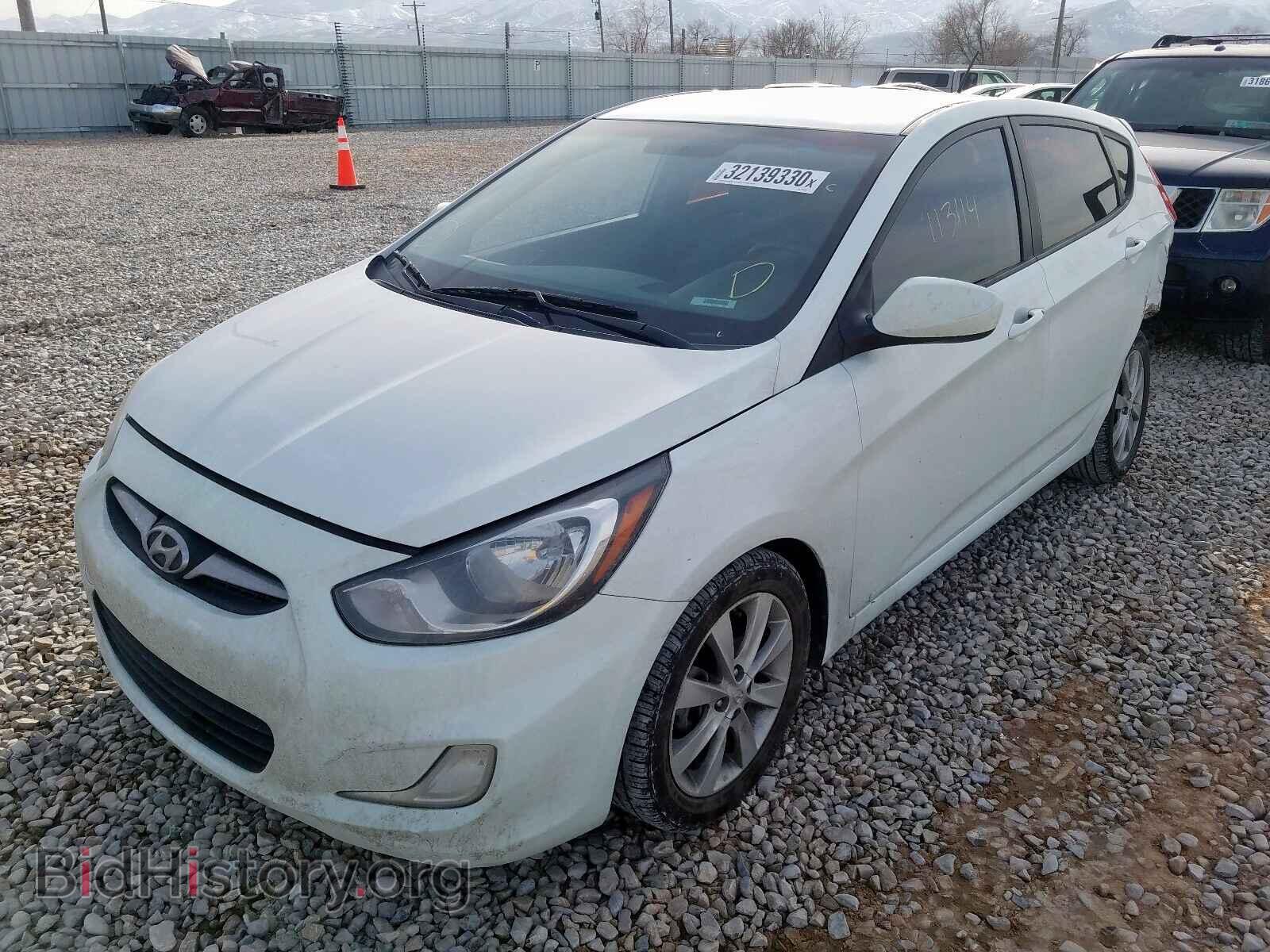 2012 HYUNDAI ACCENT - VIN: KMHCU5AE6CU058888 - Фото 2