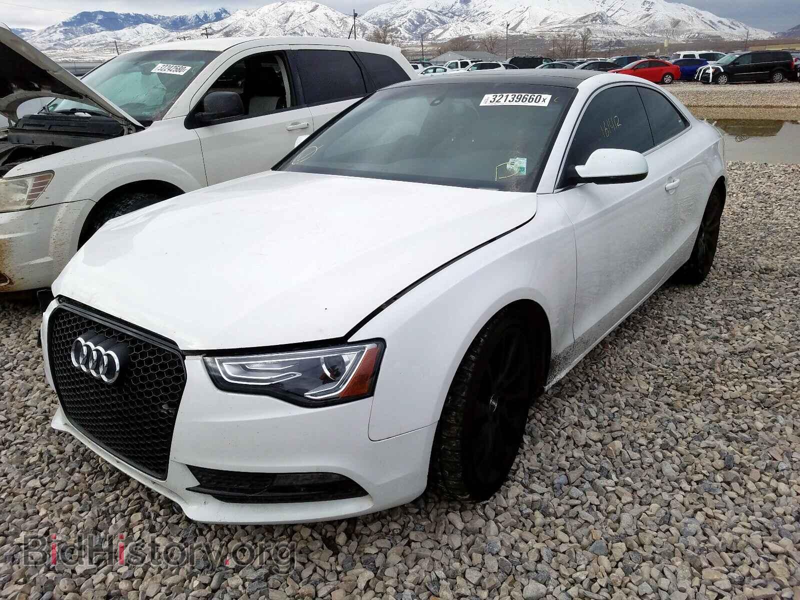 2013 AUDI A5 - VIN: WAULFAFR3DA067101 - Фото 2