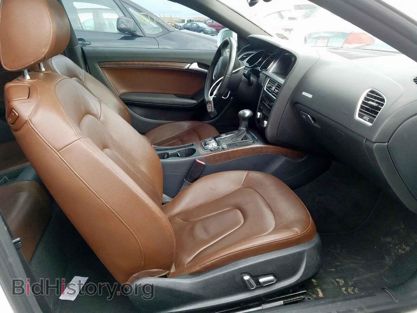 2013 AUDI A5 - VIN: WAULFAFR3DA067101 - Фото 5