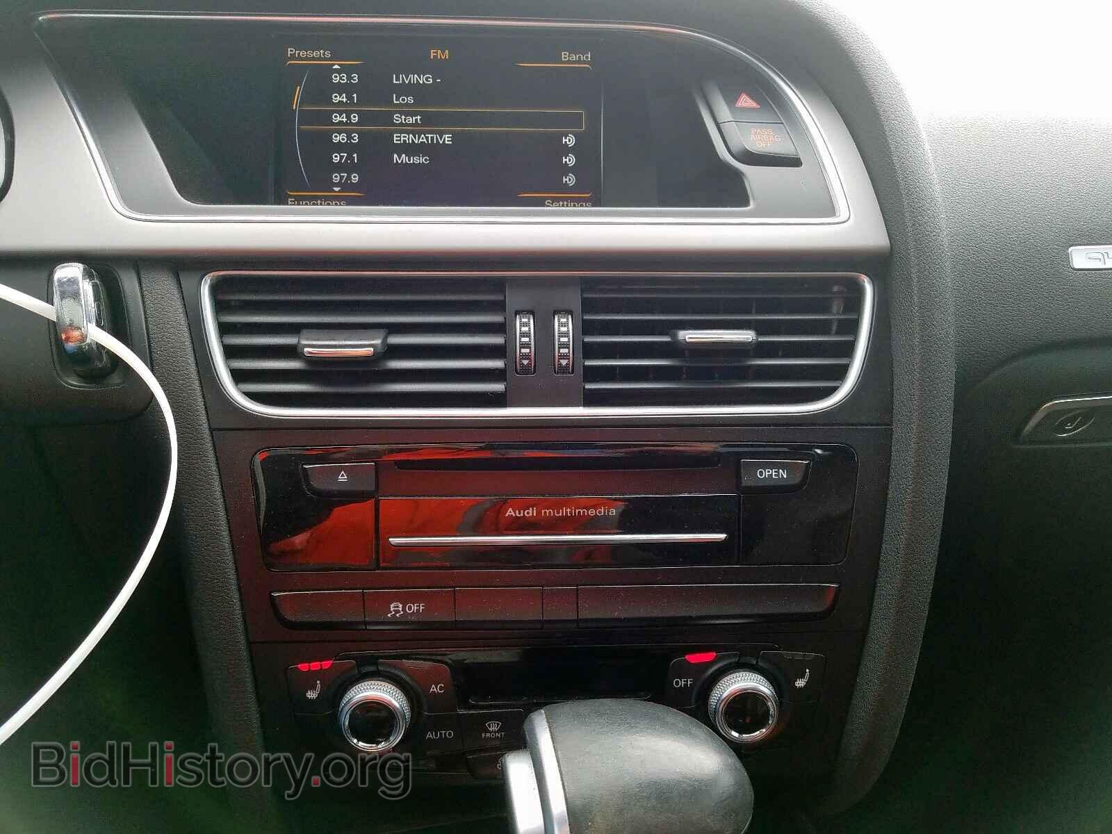 2013 AUDI A5 - VIN: WAULFAFR3DA067101 - Фото 9