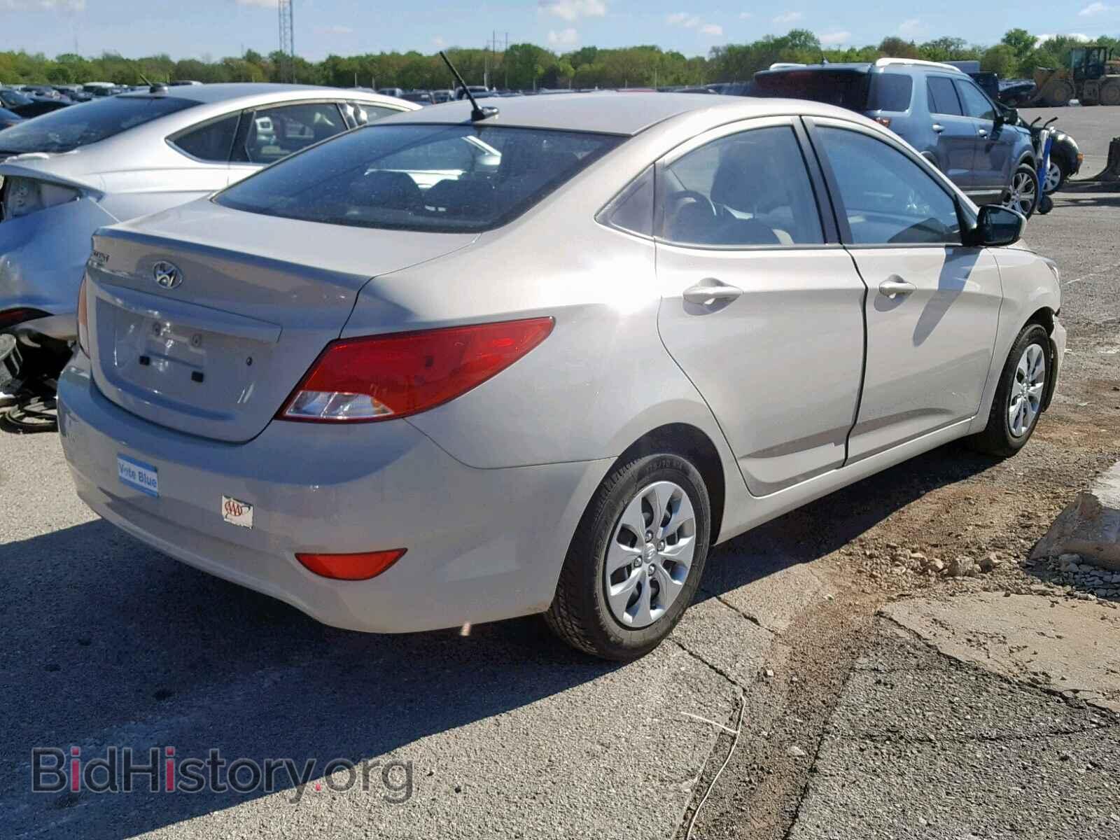 2016 HYUNDAI ACCENT - VIN: KMHCT4AE4GU982748 - Фото 4