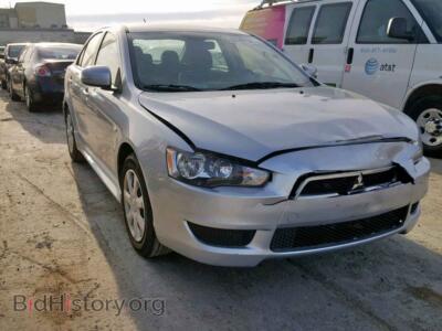 2015 Mitsubishi LANCER Lancer ES, серебристый — VIN JA32U2FU0FU003998, Copart