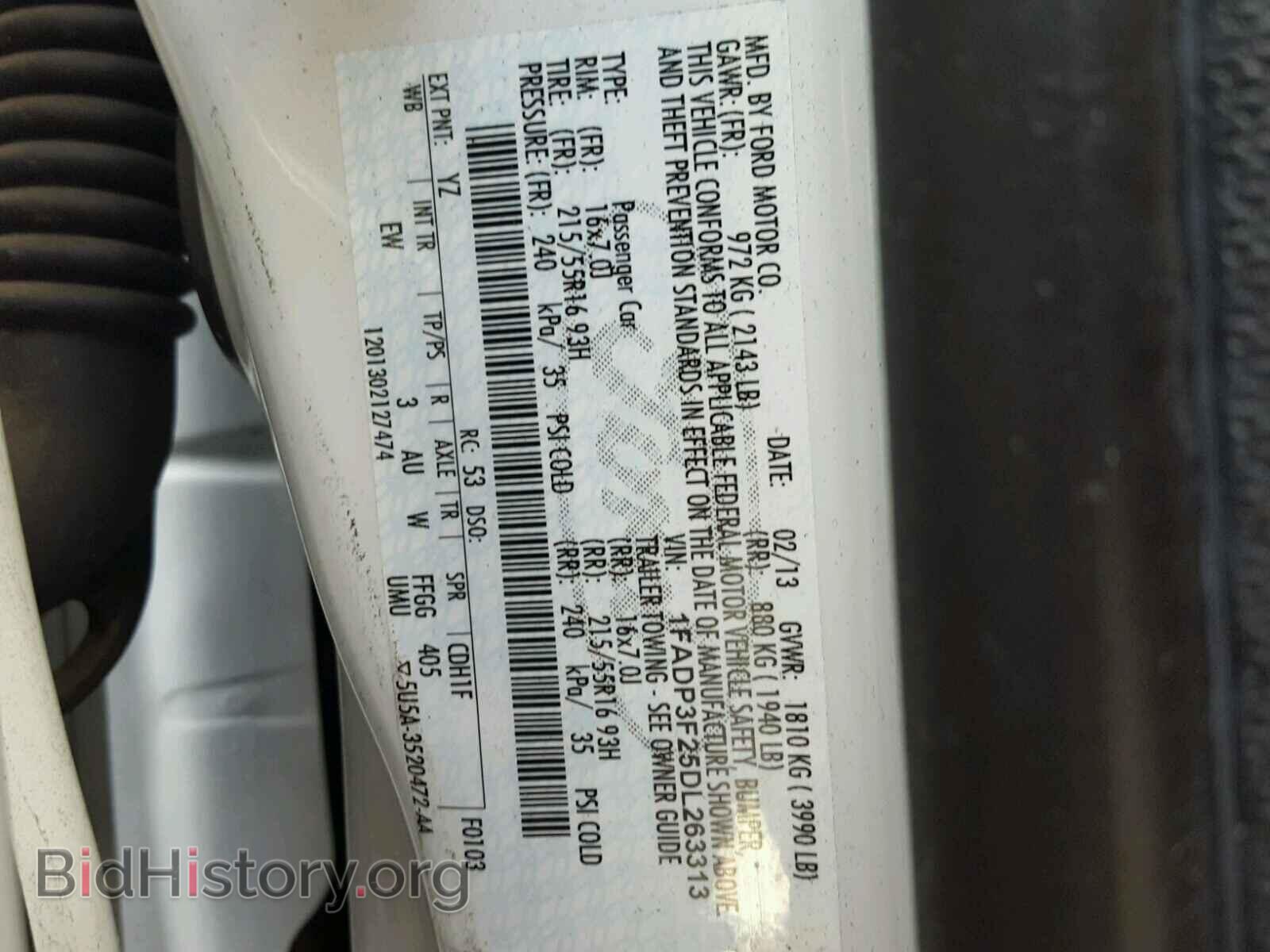 2013 FORD FOCUS - VIN: 1FADP3F25DL263313 - Photo 10