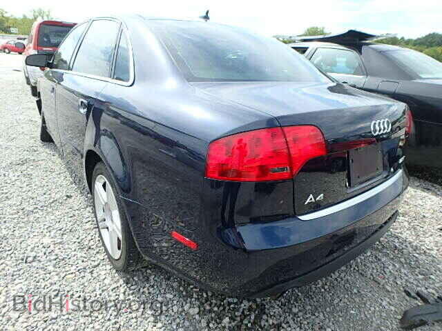 2007 AUDI A4 - VIN: WAUAF78E67A188519 - Фото 3