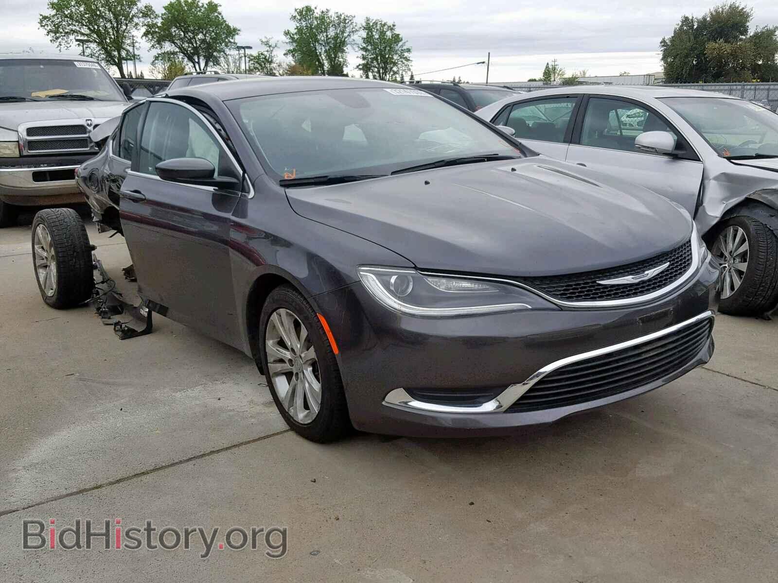 Фотография 1C3CCCAB3GN164883 - CHRYSLER 200 2016