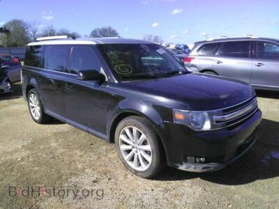 2014 Ford FLEX Flex SEL, черный — VIN 2FMGK5C86EBD23218, Copart