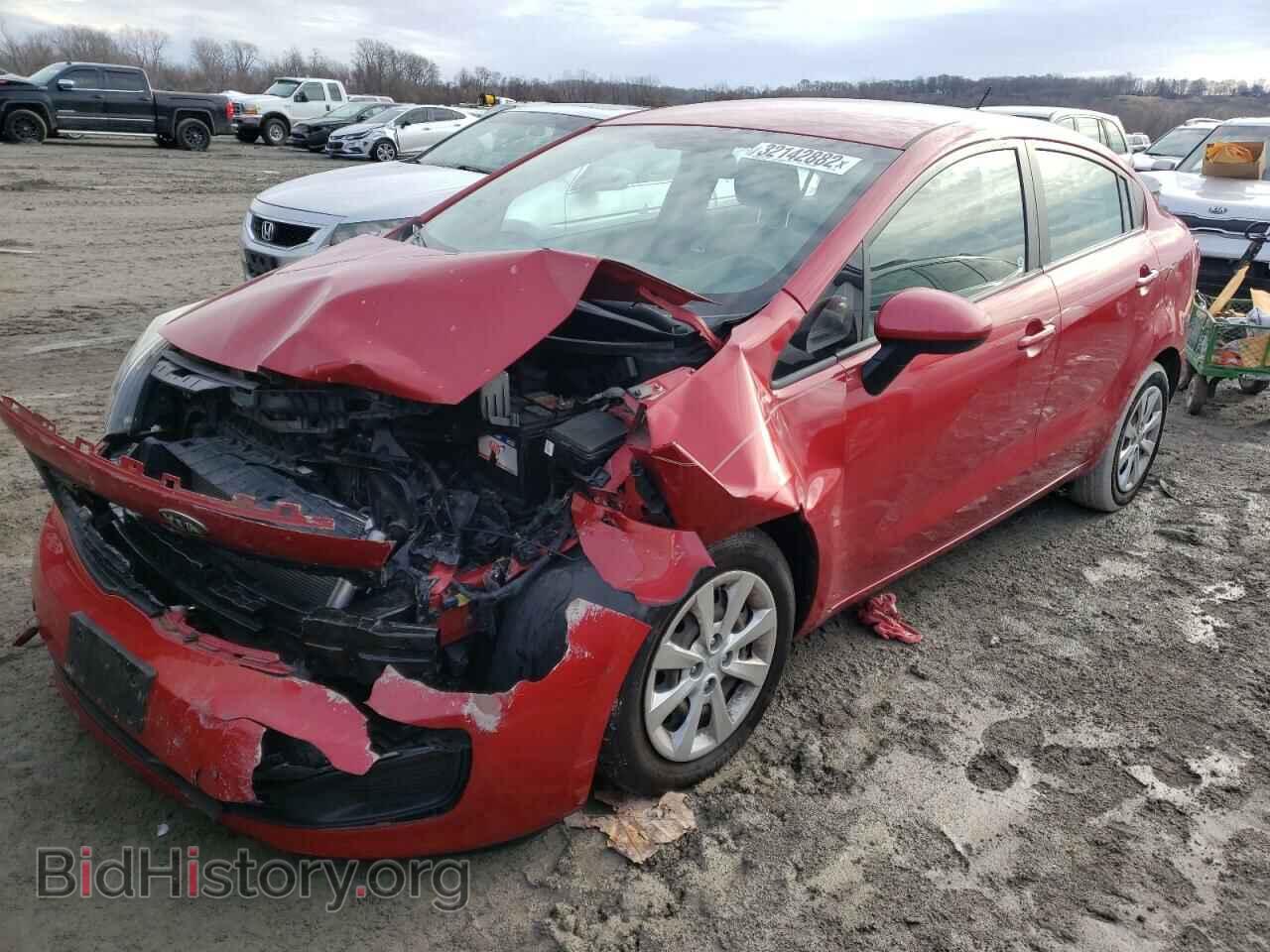 2014 KIA RIO - VIN: KNADM4A37E6416098 - Фото 2