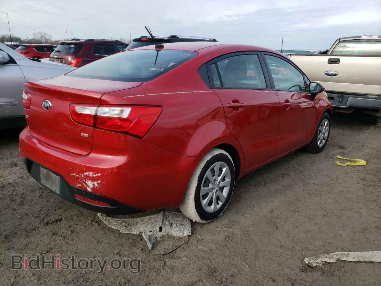 2014 KIA RIO - VIN: KNADM4A37E6416098 - Фото 4