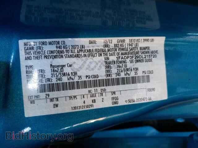 2013 FORD FOCUS - VIN: 1FADP3F29DL215720 - Photo 10