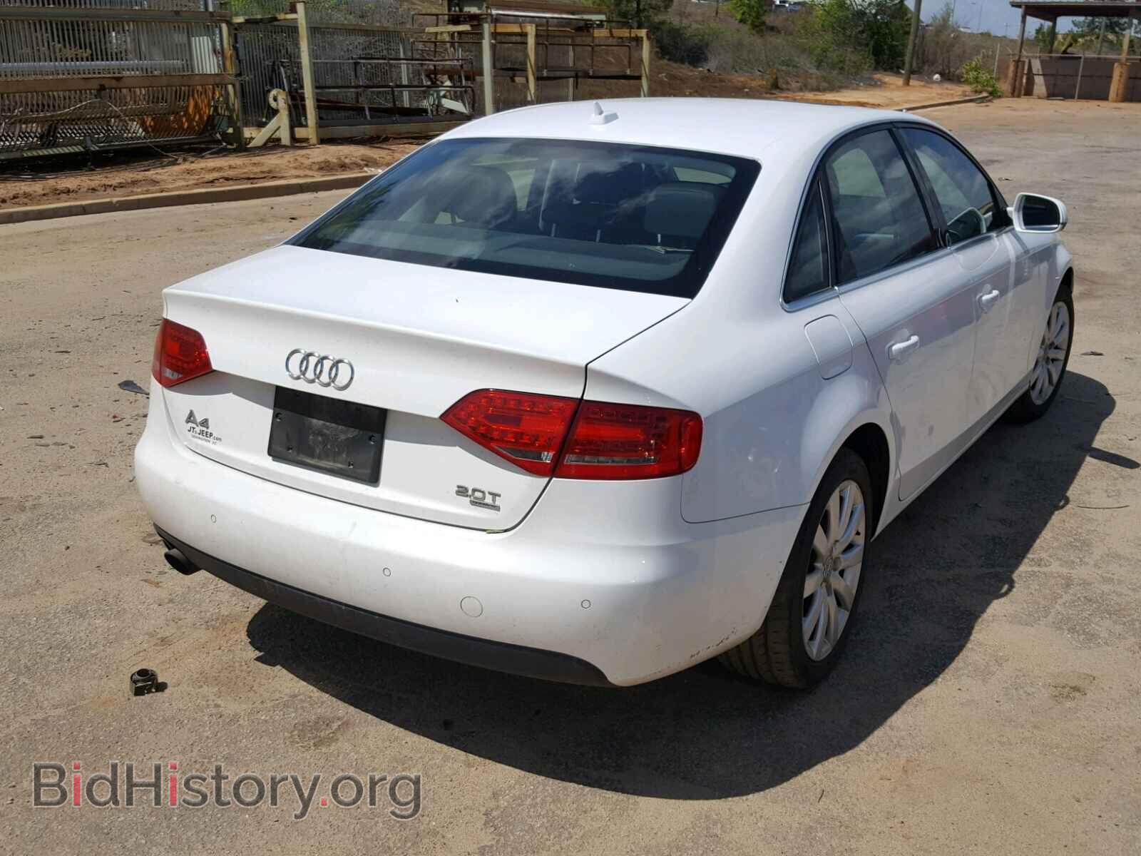 2011 AUDI A4 - VIN: WAUFFAFL3BN010296 - Photo 4