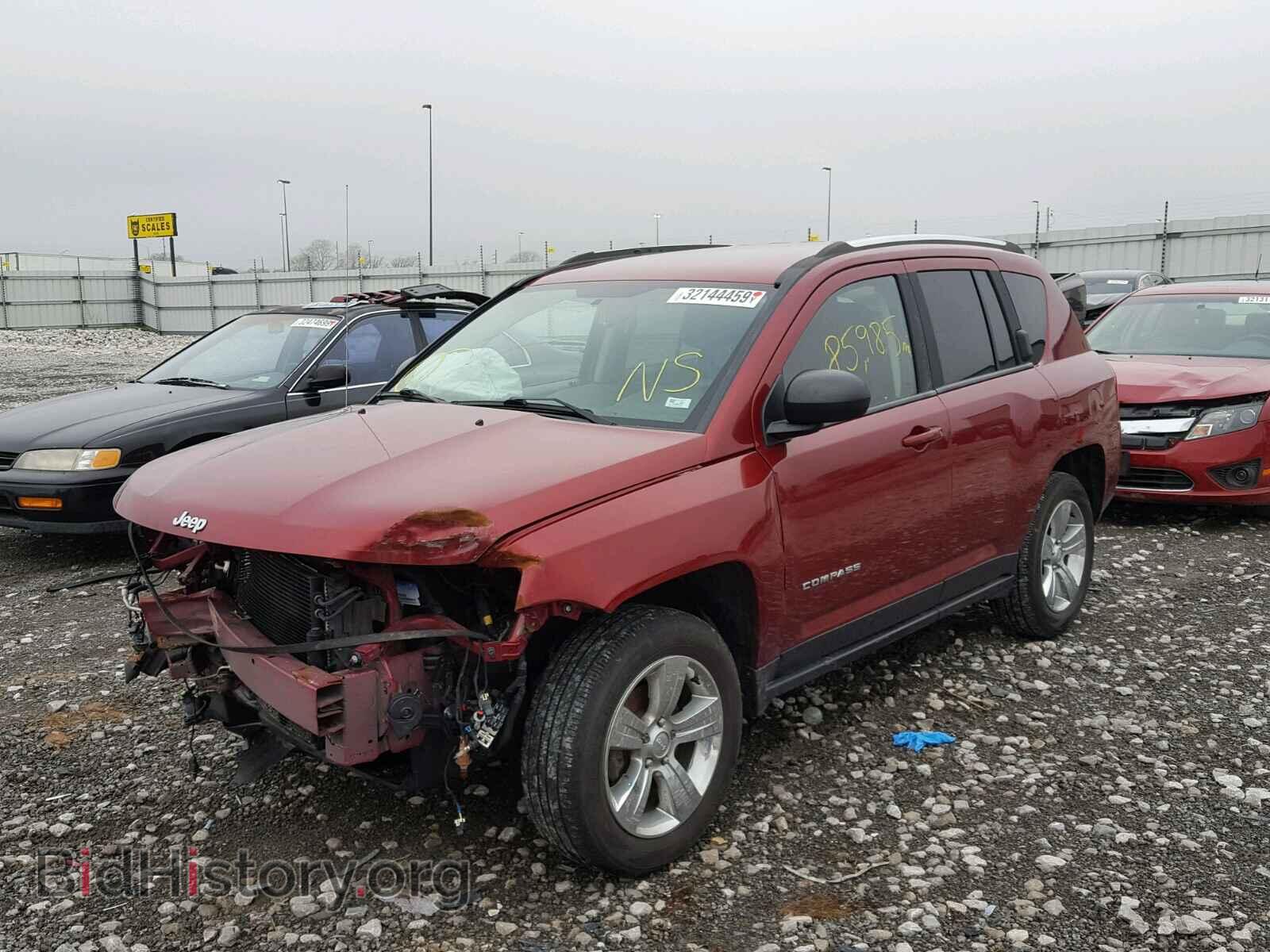 2014 JEEP COMPASS SP - VIN: 1C4NJDBB6ED841877 - Фото 2