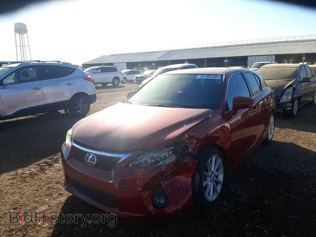 2011 LEXUS CT 200 - VIN: JTHKD5BH2B2018342 - Фото 2