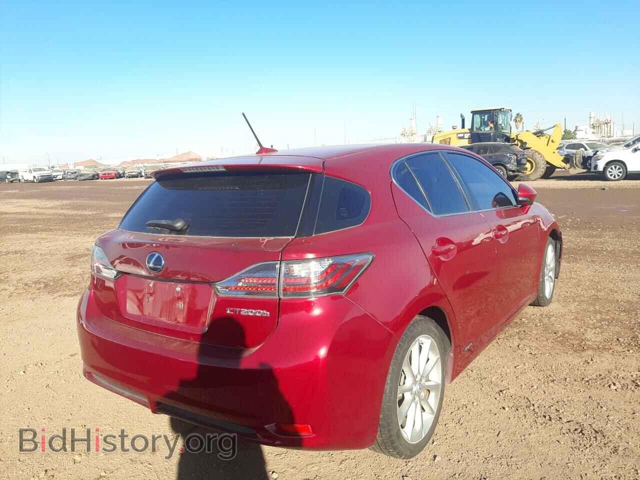 2011 LEXUS CT 200 - VIN: JTHKD5BH2B2018342 - Фото 4