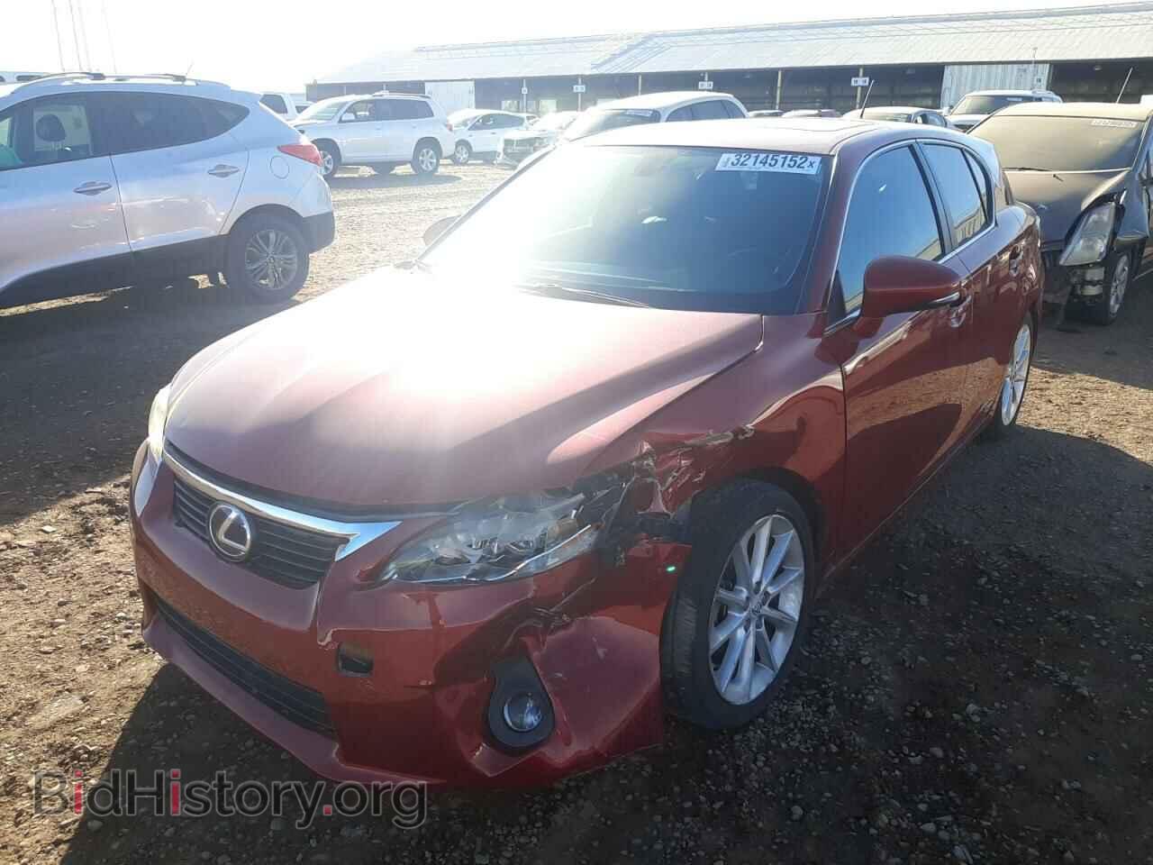 2011 LEXUS CT 200 - VIN: JTHKD5BH2B2018342 - Фото 9