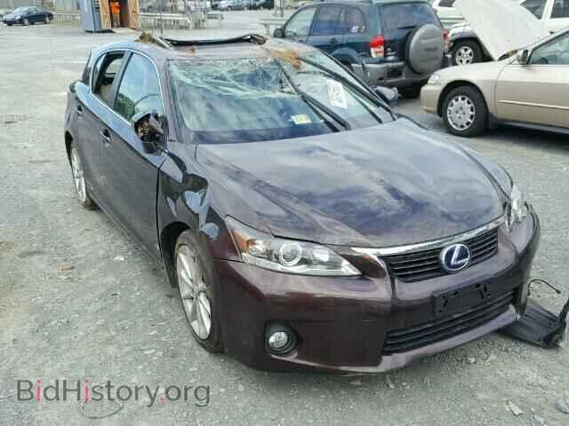 Photo JTHKD5BH5C2078262 - LEXUS CT 200 2012