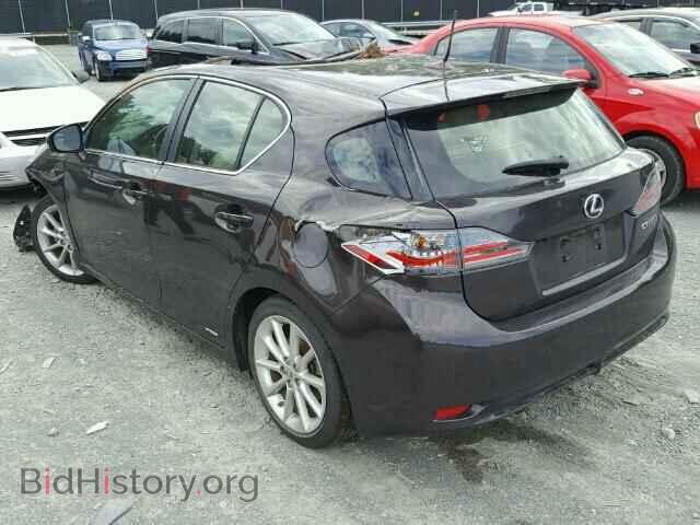 2012 LEXUS CT 200 - VIN: JTHKD5BH5C2078262 - Фото 3