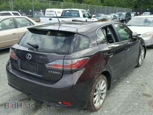2012 LEXUS CT 200 - VIN: JTHKD5BH5C2078262 - Фото 4