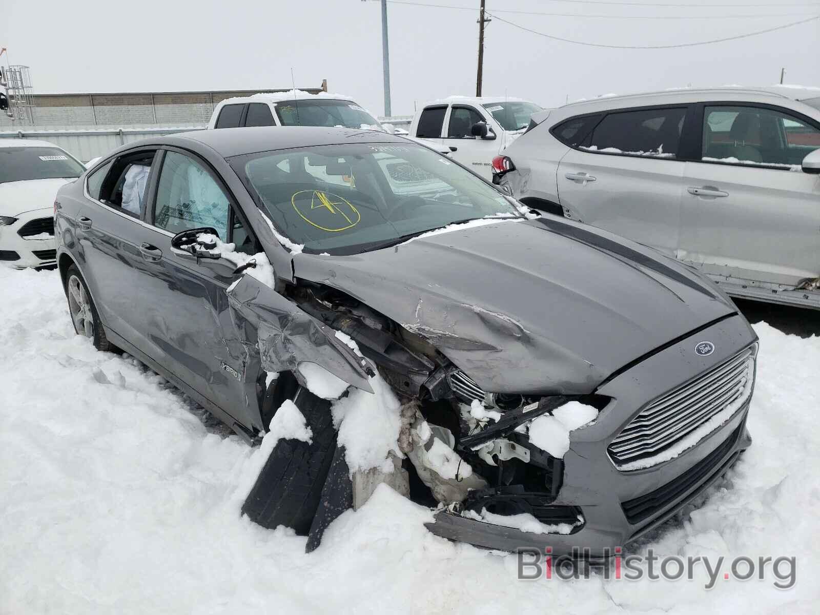 Photo 3FA6P0LU9ER148732 - FORD FUSION 2014