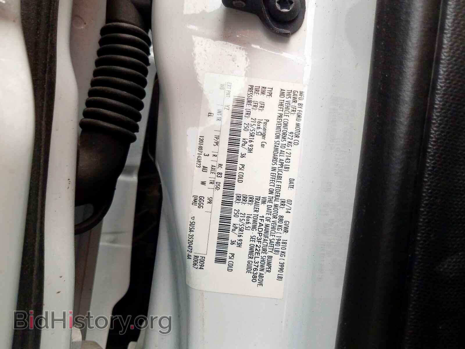 2014 FORD FOCUS - VIN: 1FADP3F22EL376380 - Photo 10