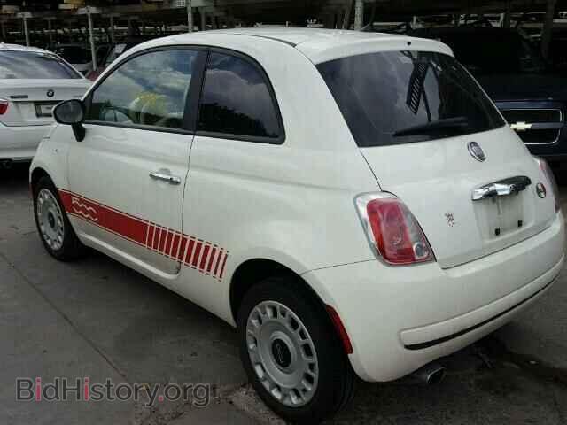 2012 FIAT 500 - VIN: 3C3CFFARXCT186671 - Фото 3