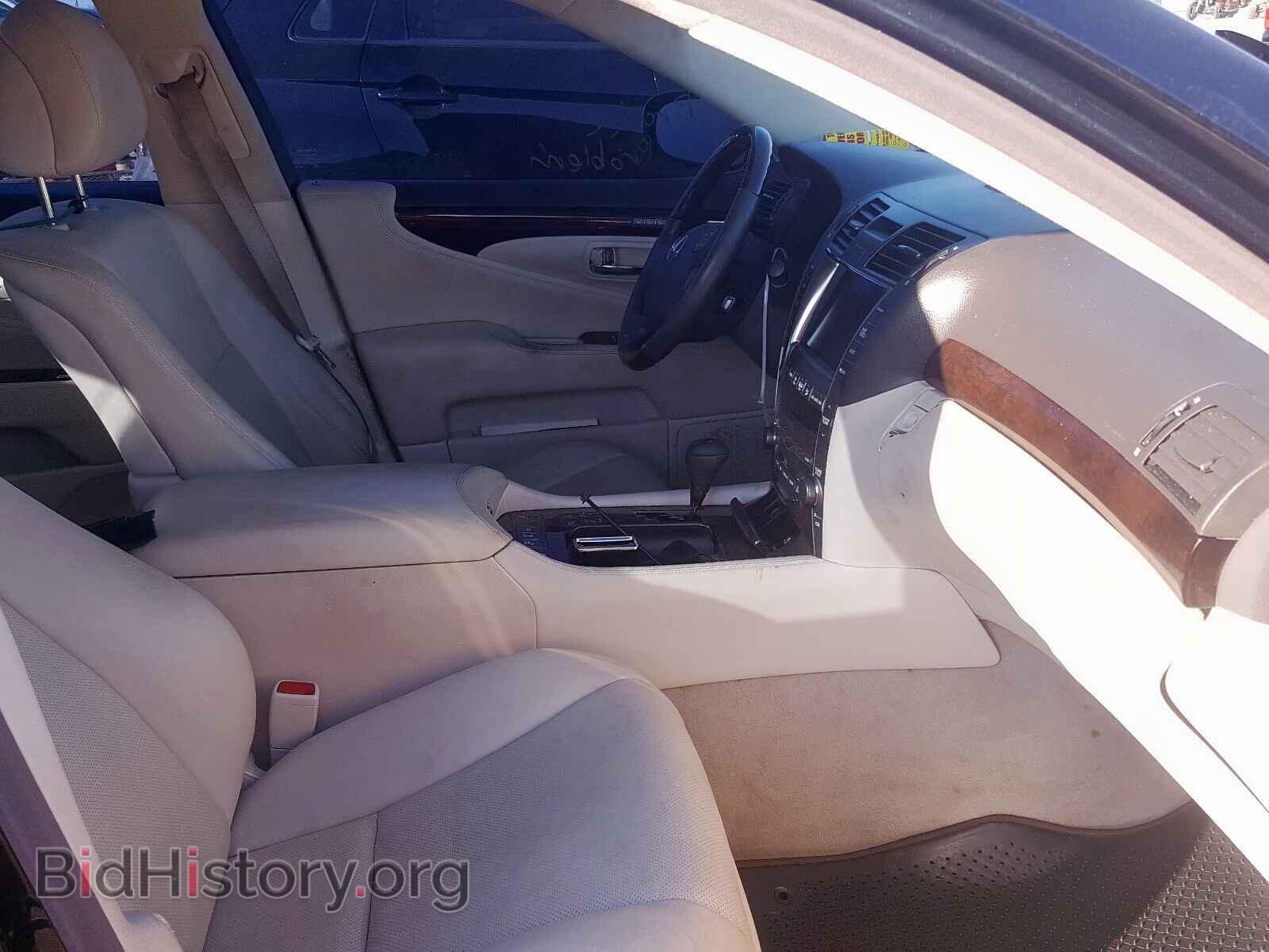 2007 LEXUS LS460 - VIN: JTHGL46F675001254 - Фото 5