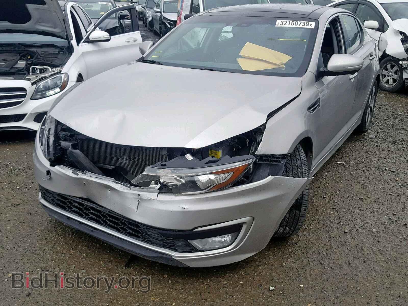 2012 KIA OPTIMA HYB - VIN: KNAGM4AD6C5022441 - Фото 2