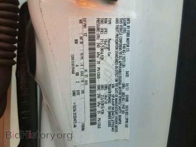2012 FORD FOCUS - VIN: 1FAHP3K24CL270243 - Фото 10