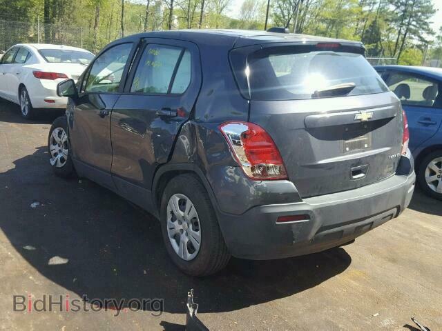 2016 CHEVROLET TRAX - VIN: 3GNCJKSB4GL214000 - Фото 3