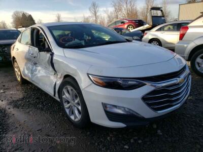 2020 Chevrolet MALIBU Malibu LT, белый — VIN 1G1ZD5ST2LF115015, Copart