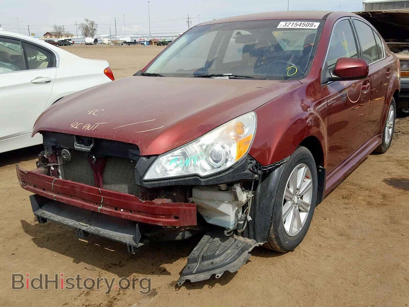 2011 SUBARU LEGACY - VIN: 4S3BMAB67B1221547 - Фото 2