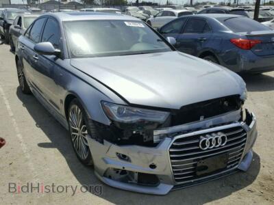 2016 Audi A6 A6 Premium, серый — VIN WAUCFAFC6GN191937, Copart
